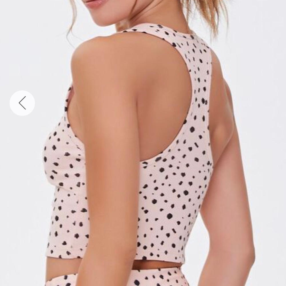 NWT Forever21 active pink cheetah crop tank (XS) - Picture 8 of 8